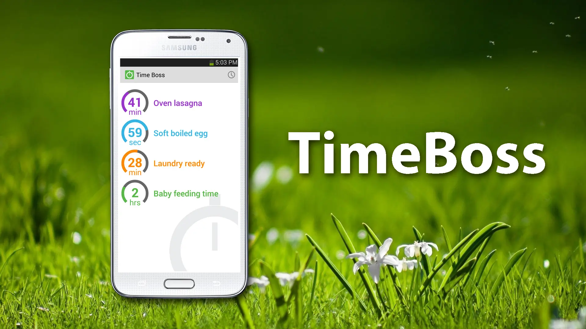 Timing app. Timer Boss. Good timing 2.1.